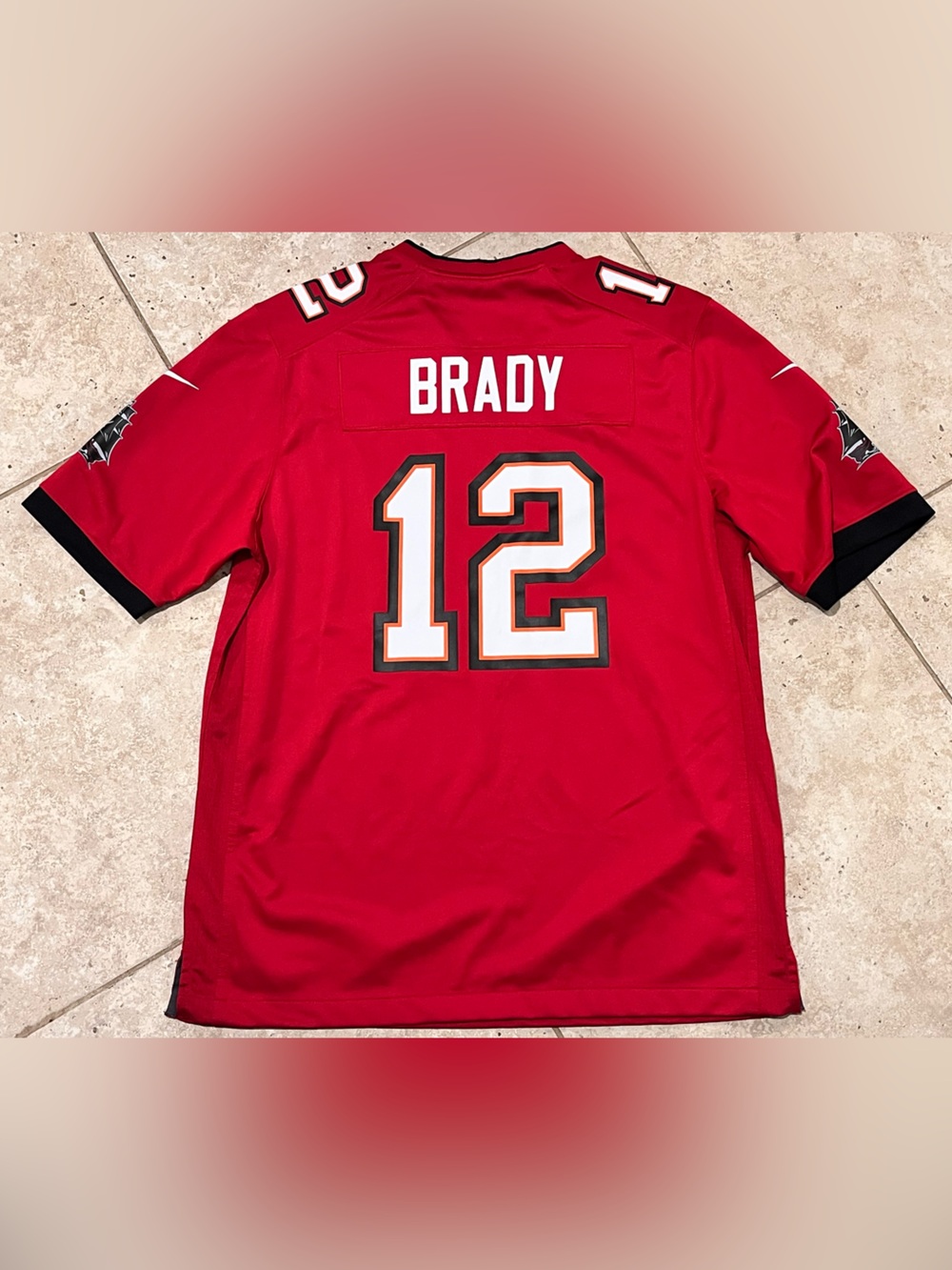 Nike Tampa Bay Buccaneers Tom Brady #12 On Field Game Jersey AUTHENTIC $130 RARE